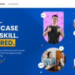 Tampilan halaman utama website Talent Growth untuk cara membuat CV menggunakan AI dan melamar pekerjaan online.